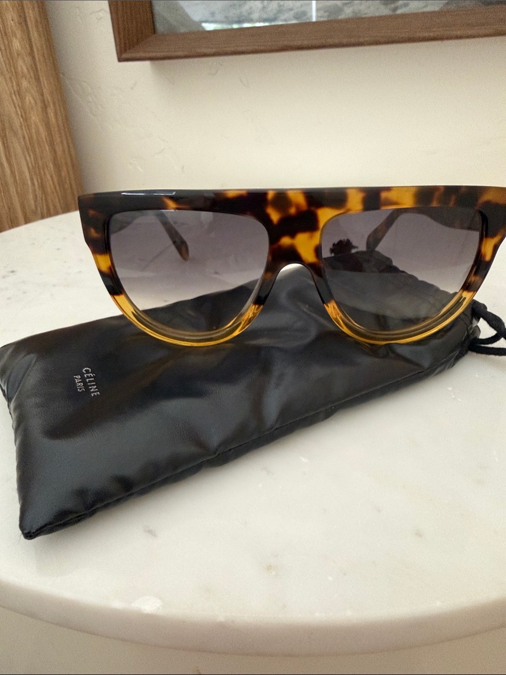 Tortoiseshell Oversized Women's Sunglasses - Brown